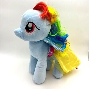 Build A Bear BAB My Little Pony 15" (H) Rainbow Dash Plush with Skirt